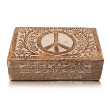 Great Birthday Gift Ideas Handmade Decorative Wooden Keepsake Jewelry Box Jew...