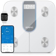 RENPHO Bluetooth Smart Body Fat Scale with App, High Precision, 13 Key Health