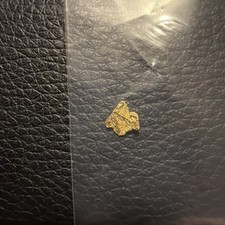 PURE GOLD NUGGET ALASKA YUKON FAIRBANKS &ldquo;rocket ship&rdquo;  RAW FINE 22k+ .241g
