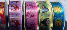 Lot Of Walt Disney Ribbon Pooh Tigger Piglet Eeyore Mickey 5 Spools Sealed USA