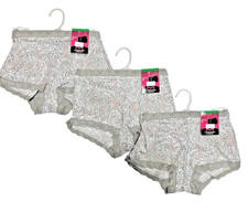 Maidenform Women's 3 Pack Boyshort with Lace 40760 Sensuous Animal