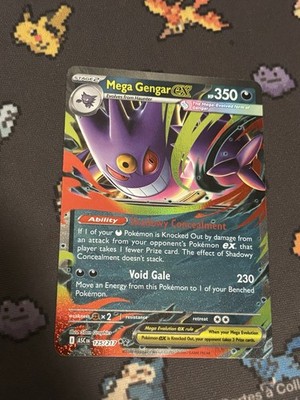 Mega Gengar ex 125/217 Double Rare Ascended Heroes Pokemon Holo