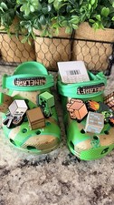 Kids Crocs Minecraft Disney Original Classic Clog Brand New Junior size C9