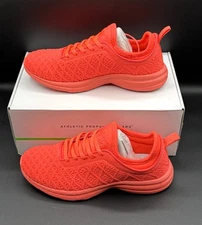 APL Women's TechLoom Phantom Impulse Red/Clear Red Knit Athletic Shoes Size 7