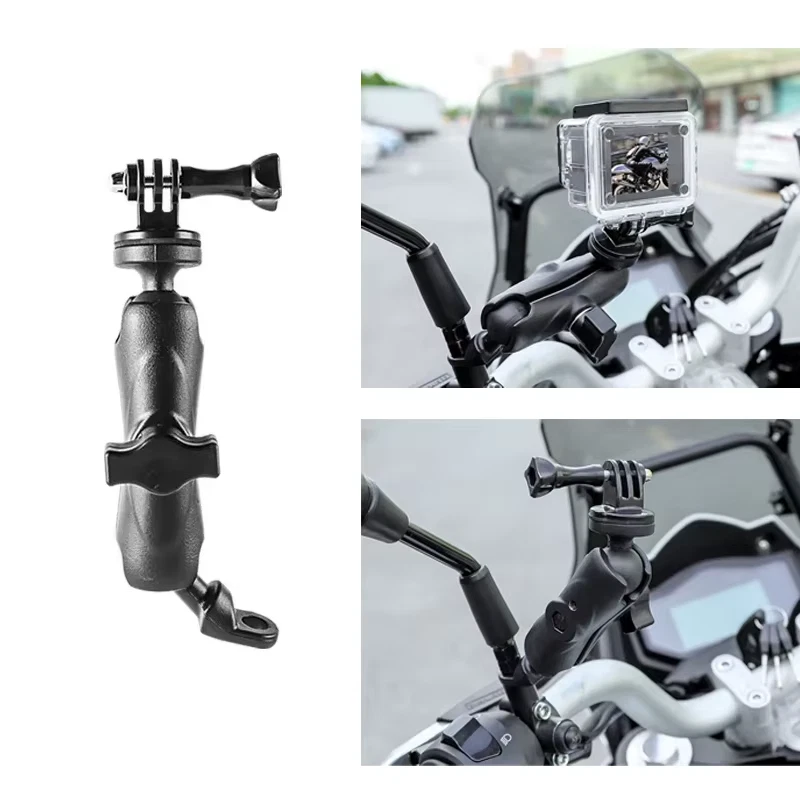 Supporto per Bicicletta per Montaggio Su Manubrio Moto per Gopro Hero 13 12 11 1 - Immagine 4 di 4