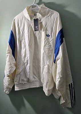 Adidas X Willy Chavarria Poplin Off White Blue Men's Track Jacket