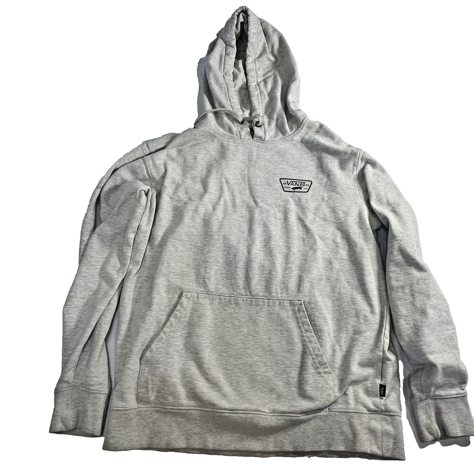 Vans Full Patch Pullover Hoodie Gray Heather Skat… - image 1