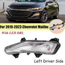 Left Driver Side Fog Light W/LED DRL Turn Signal For 2019-2023 Chevrolet Malibu