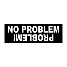 No Problem 4x4 Off Roading Vinyl Decal Sticker Black Die Cut Vinyl No Problem 4x4 Off Roading Vinyl Decal Sticker Black Die Cut Vinyl