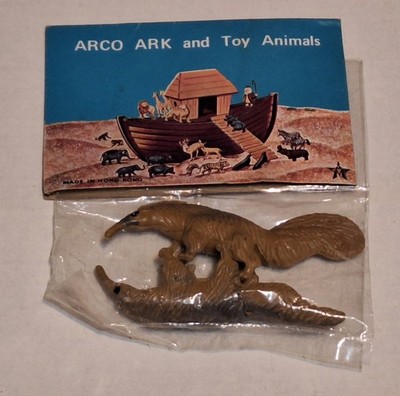 VINTAGE 1970 Arco Gas Premium Toys NOAHS ARK ANIMALS ANTEATERS