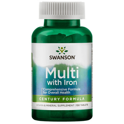 Swanson Multi with Iron - Century Formula 130 Tablets