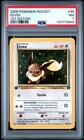 2000 POKEMON ROCKET 1ST EDITION #55 EEVEE PSA 7