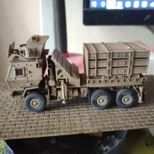 Homemade 1/72 US MHTK Micro-Collision Interceptor Launch Vehicle Finished Model