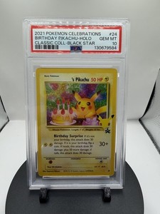 Psa 10 Birthday Pikachu | eBay