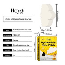 Hoygi Hydrocolloid Nose Patch, Hydrocolloid Invisible Concealer To Remove Blackh