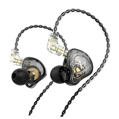 Generic TRN MT1 in-Ear Earphone HiFi in-Ear Earphone Earbud with No Mic Black