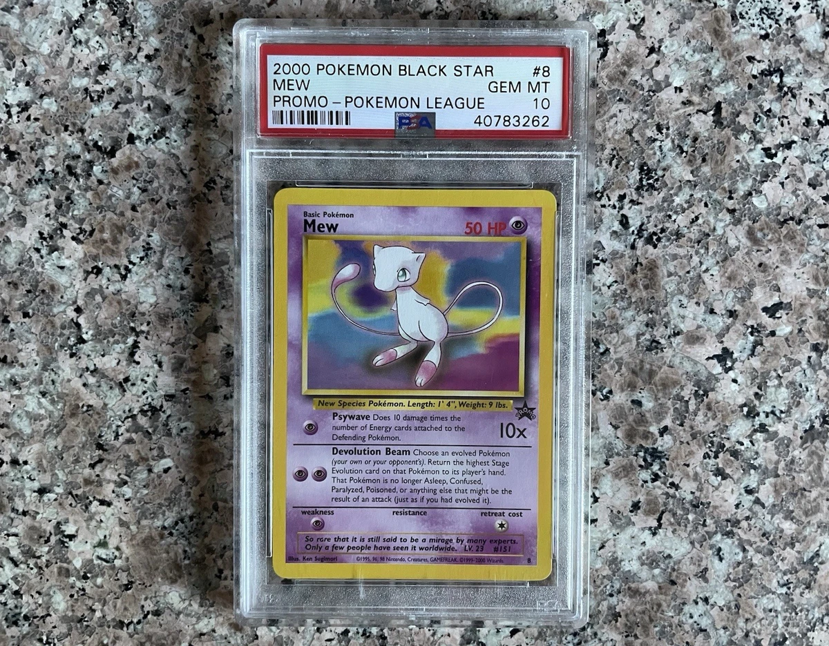 Mew Pokémon TCG Professional Sports Authenticator (PSA) Grade 10