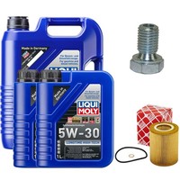 MotoröL Filter Set 5W-30 Liqui Moly 7 Liter + Schraube FüR BMW 3Er 5Er 7Er Z3 Z4