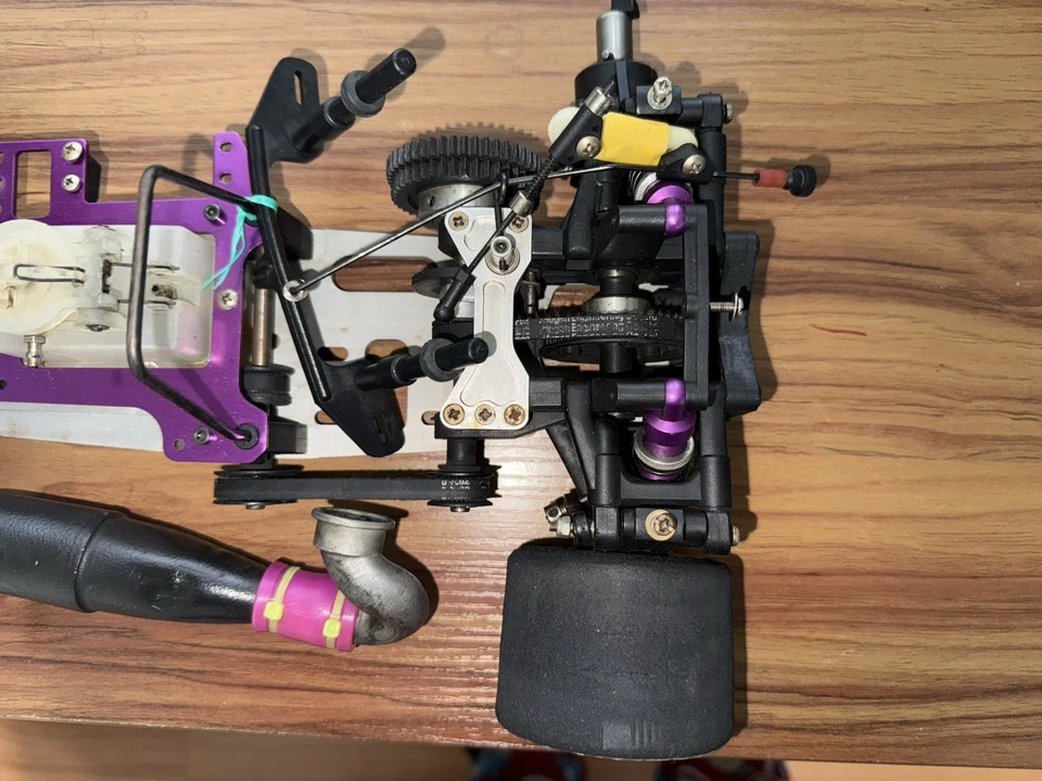 Mugen K2x-495 Nitro CHASSIS Rc Car Novarossi Hpi Traxxas Lrp RC - Image 2 of 4