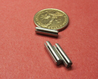 Zinc Plate Steel, Slotted Roll Spring Pin, 5/32'' Dia x 5/8'' Length,  200 pcs