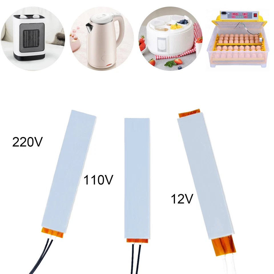 PTC Heizplatte Heizelement Thermostat Heizplatte Heizung Platte 12V 110V 220V - Bild 2 von 4