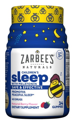 Zarbee's Naturals Kinder Schlafgummis mit Melatonin - Beere 34 Ct - Bild 2 von 2
