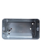 Old grid Range MK892ALM Grid Metal Surface Back Box 3-4 Gang With Knockouts