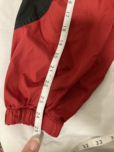 ESPN Sportscenter Mens Black Red Pullover 1/4 Zip windbreaker Extra Extra Large - Picture 10 of 11