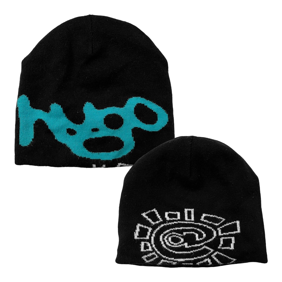 Always Do What You Should Do Reversible Beanie Hat Black