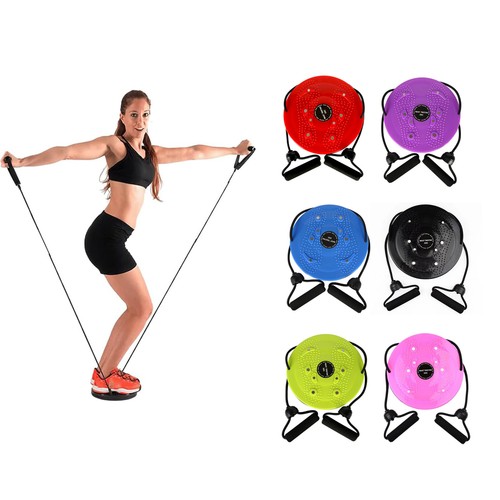 Waist#Whisper Exerciser Waistwhisper Body Shaping Waist Twisting Disc Red - Picture 4 of 11