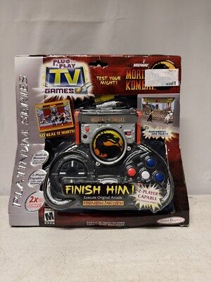 Mortal Kombat Plug & Play Jakks Pacific TV Games 2004 Platinum Series BRAND NEW