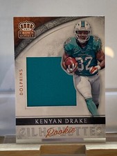 2016 Crown Royale Jumbo Rookie Silhouette Jerseys #29 Kenyan Drake Dolphins 1488