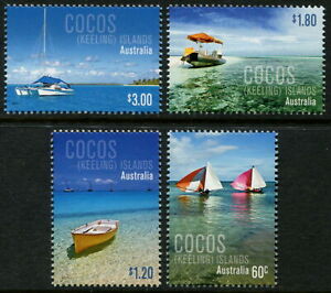 COCOS (KEELING) ISLANDS - 2011 &#039;BOATS&#039; Set of 4 MNH SG446-449 [C2874]