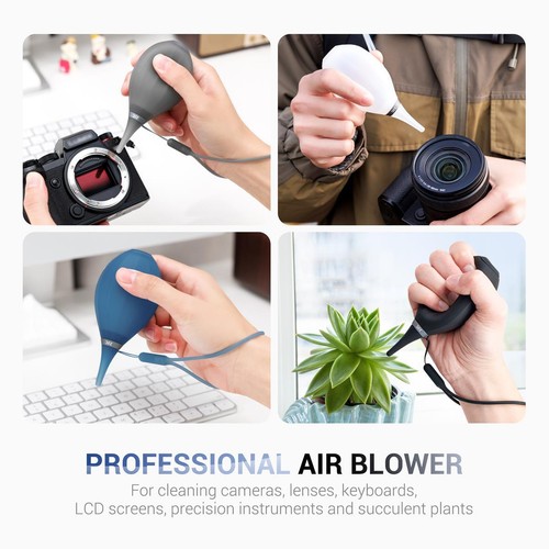JJC Soft Air Blower Clean for DSLR Mirrorless Camera Sensor CCD CMOS Lens Filter - Picture 5 of 21