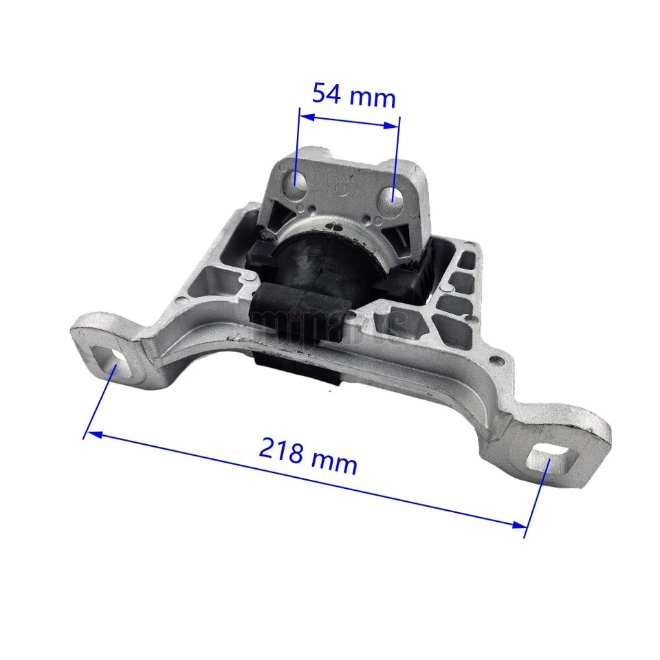 Motor dianteiro traseiro e conjunto de montagem trans 4 peças compatível com 2004-2009 Mazda 3 2.3L - Imagem 4 de 4