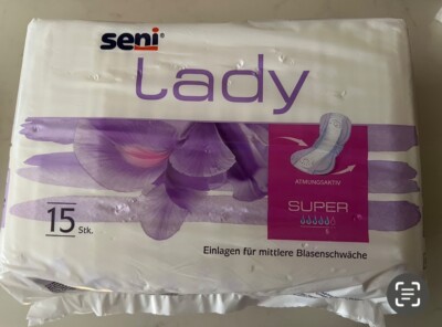 SENI LADY SLIM SUPER INKONTINENZEINLAGEN FRAUEN SONDERPREIS 4x15Stck.     