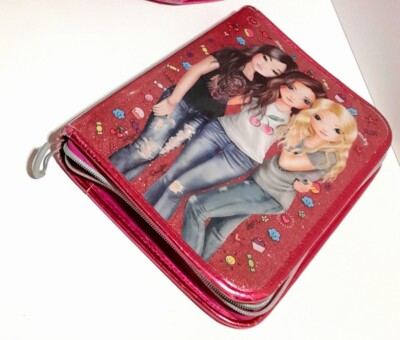 Federtasche XXL TopModel  Depesche Federmappe Federmäppchen ungefüllt pink