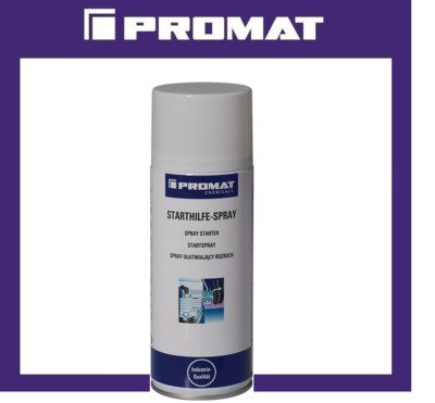Promat Starthilfespray Inhalt 400ml Spraydose LKW PKW Rasenmäher Motor Boot