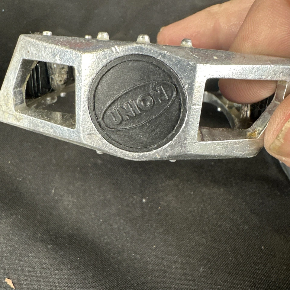 Nuevo de Lote Antiguo Union K370 BMX Bear Trap Pedales Aleación Acero De Colección Bicicleta Piezas MTB Foto 3 de 4