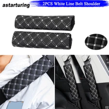2x Car Safety Seat Belt Shoulder Pads Cover Set Cushion Harness Comfortable Pad
