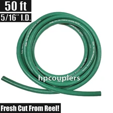 50 ft 5/16" ID FlexFab 5521 Green Silicone Heater Hose 8mm 350F Radiator Coolant