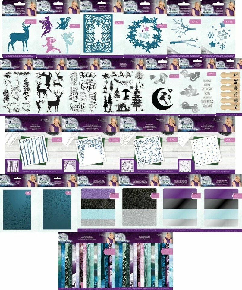 CRAFTER'S COMPANION Crafters Companion - Enchanted Christmas SARA SIGNATURE COLLECTION - Cardmaking