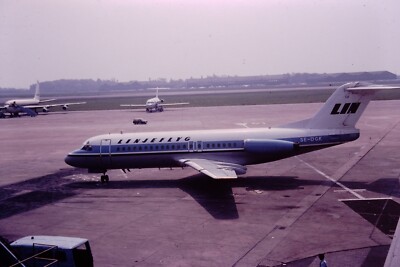 Linjeflyg SE-DGK Aircraft Aviation 35mm Original Dia Ref 970