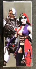 DC Injustice Gods Among Us Figure set - HARLEY QUINN vs CYBORG (Sealed)