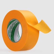 50M Yellow Masking Tape Painters Painting Craft Automotive Car DIY Easy Tear