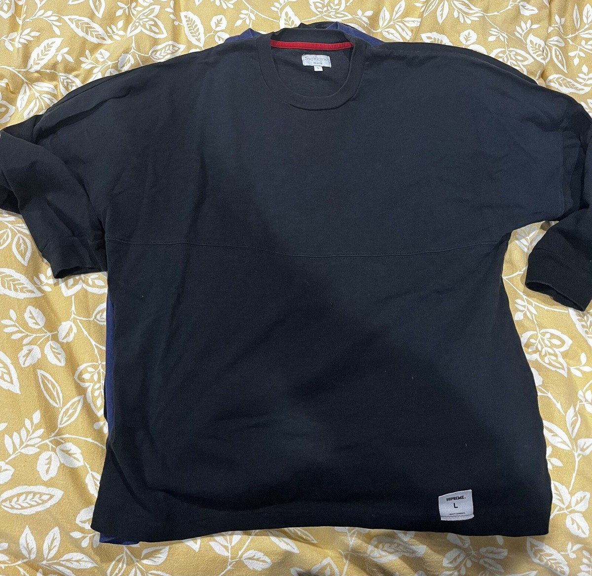 Long Top Arena Supreme top arena supreme トップス Sleeve Surf Rare SS15 Red Black M Sz Shirt トップス