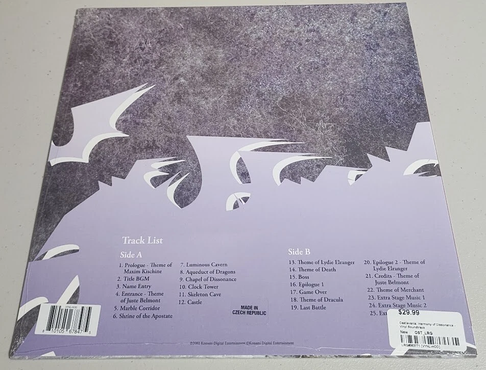 Castlevania Harmony of Dissonance Vinyl Record Soundtrack Limited Run Games NEW - Image 2 of 2