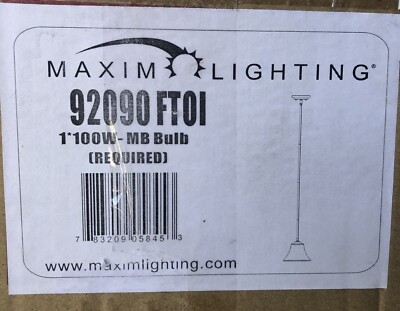 MAXIM 92090 FTO1 Aurora 8'' Wide Frosted Glass Pendant Light   Oil Rubbed Bronze
