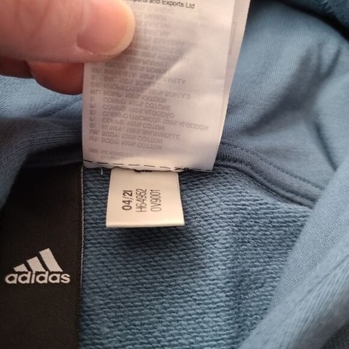 ADIDAS Oversized Boxy Hoodie Sweatshirt Small - Picture 7 of 12