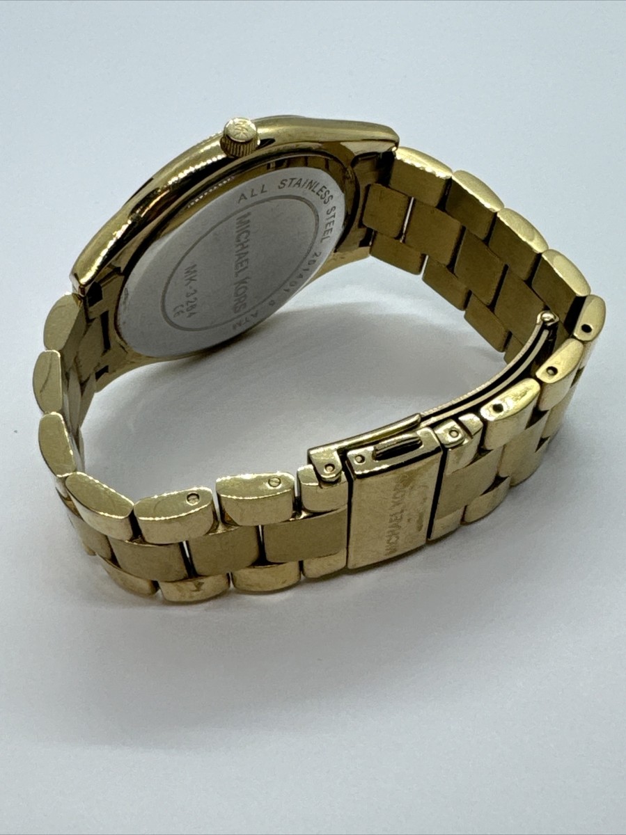 Michael Kors Slim Runway MK3264 Women Analog Pink Dial  display picture 3